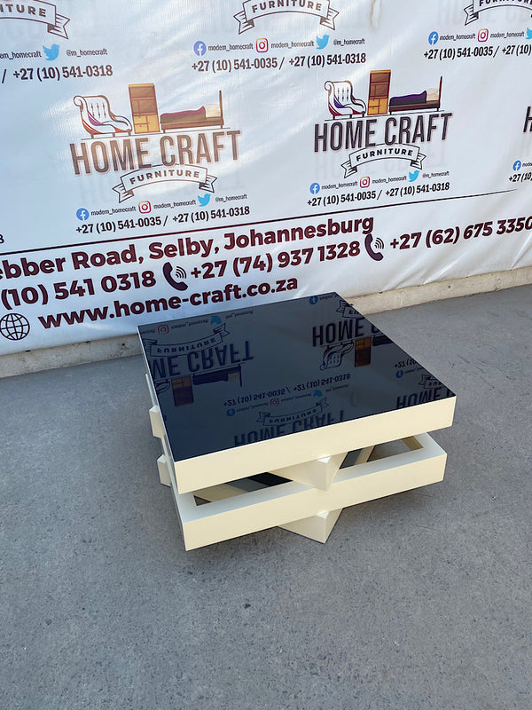 Solly-800 | Square Glass Table