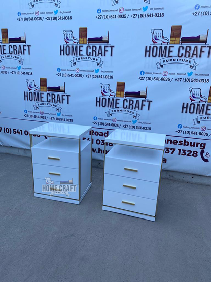 CATHY-3 DRAWER PEDESTALS (STEEL VERANDAH - TOP)