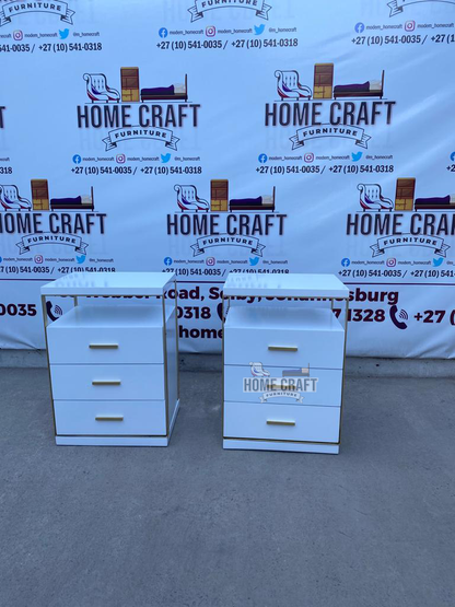 CATHY-3 DRAWER PEDESTALS (STEEL VERANDAH - TOP)