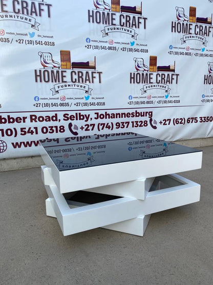 Solly-800 | Square Glass Table