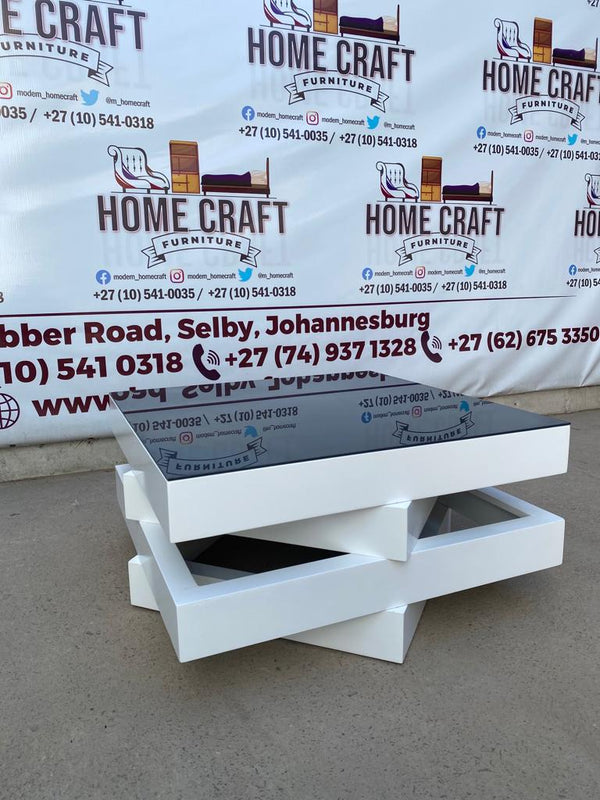 Solly-800 | Square Glass Table