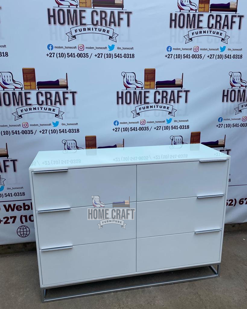 Kia - 6 Drawer Plain Chest of Drawers