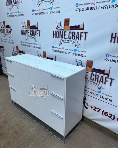 Kia - 6 Drawer Plain Chest of Drawers