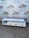 Left Sub Hoover Tv Stand - Half Moon Handles