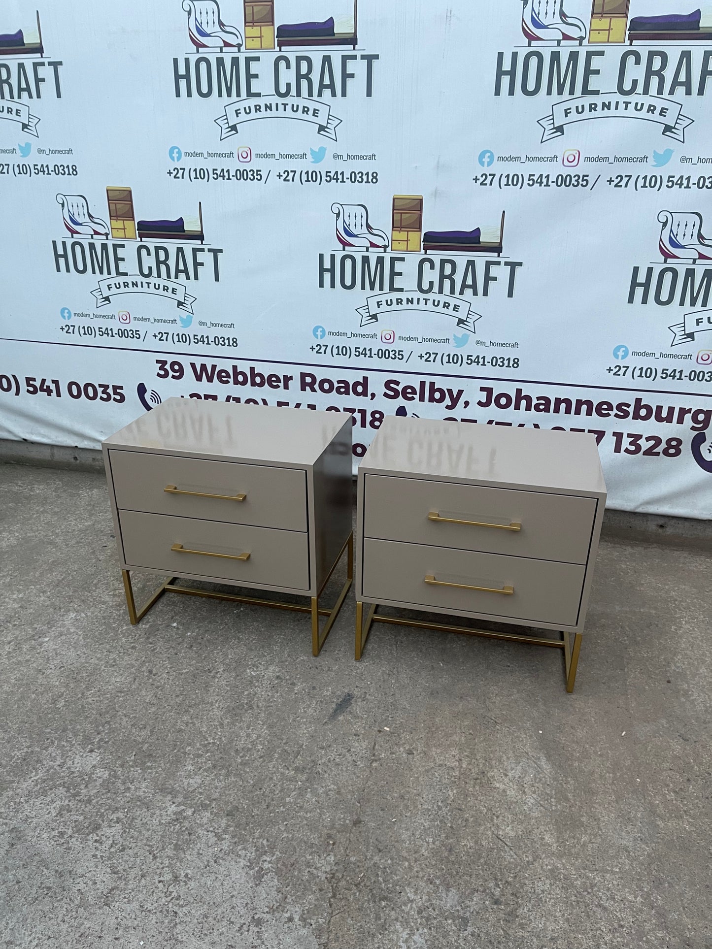 Abongile - 2 Drawer Pedestals x 2