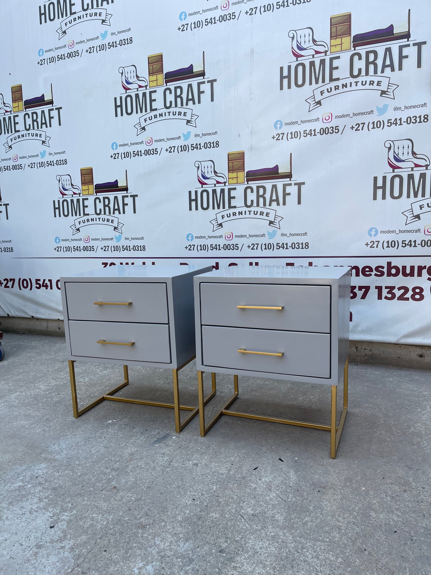 Annie - 2 Drawer Pedestals x 2