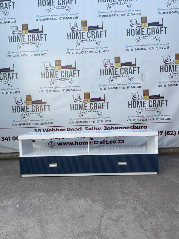 Orie 2 Drawer Tv Stand With Lines Design