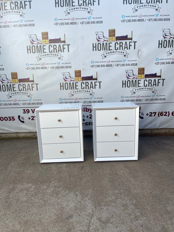 Face In- 3 Drawer Pedestals (Knob Handles)