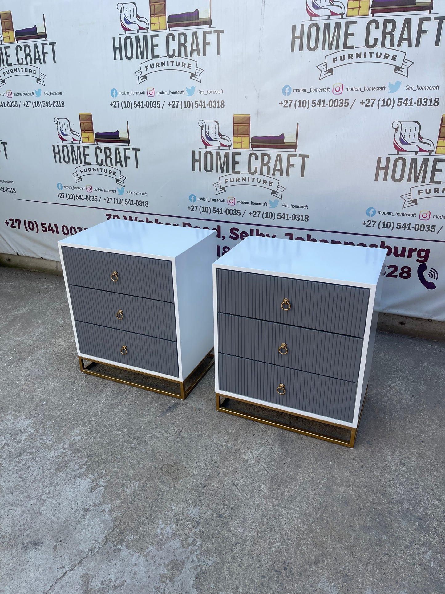 3 Drawer Pedestals