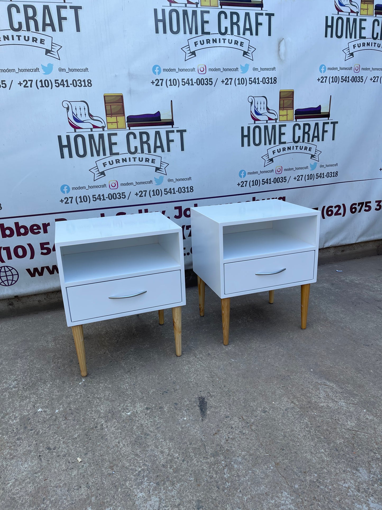 1 Drawer & 1 Shelf Pedestals