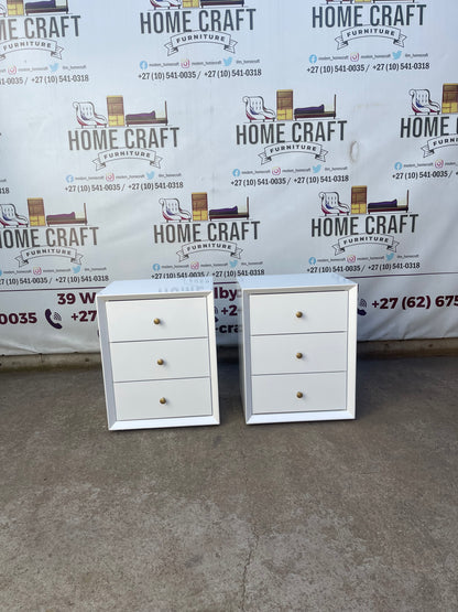Face In- 3 Drawer Pedestals (Knob Handles)
