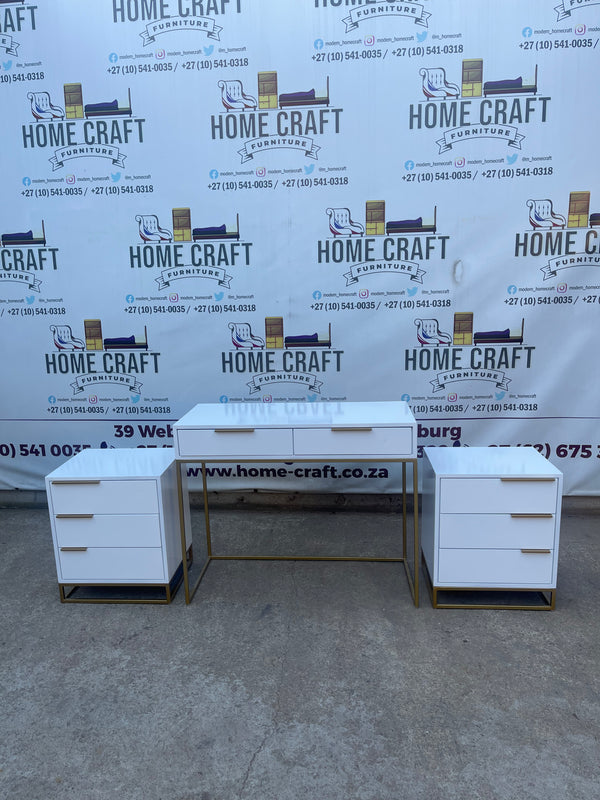 Sofia - 3 Drawer Pedestals & 2 Drawer Dresser