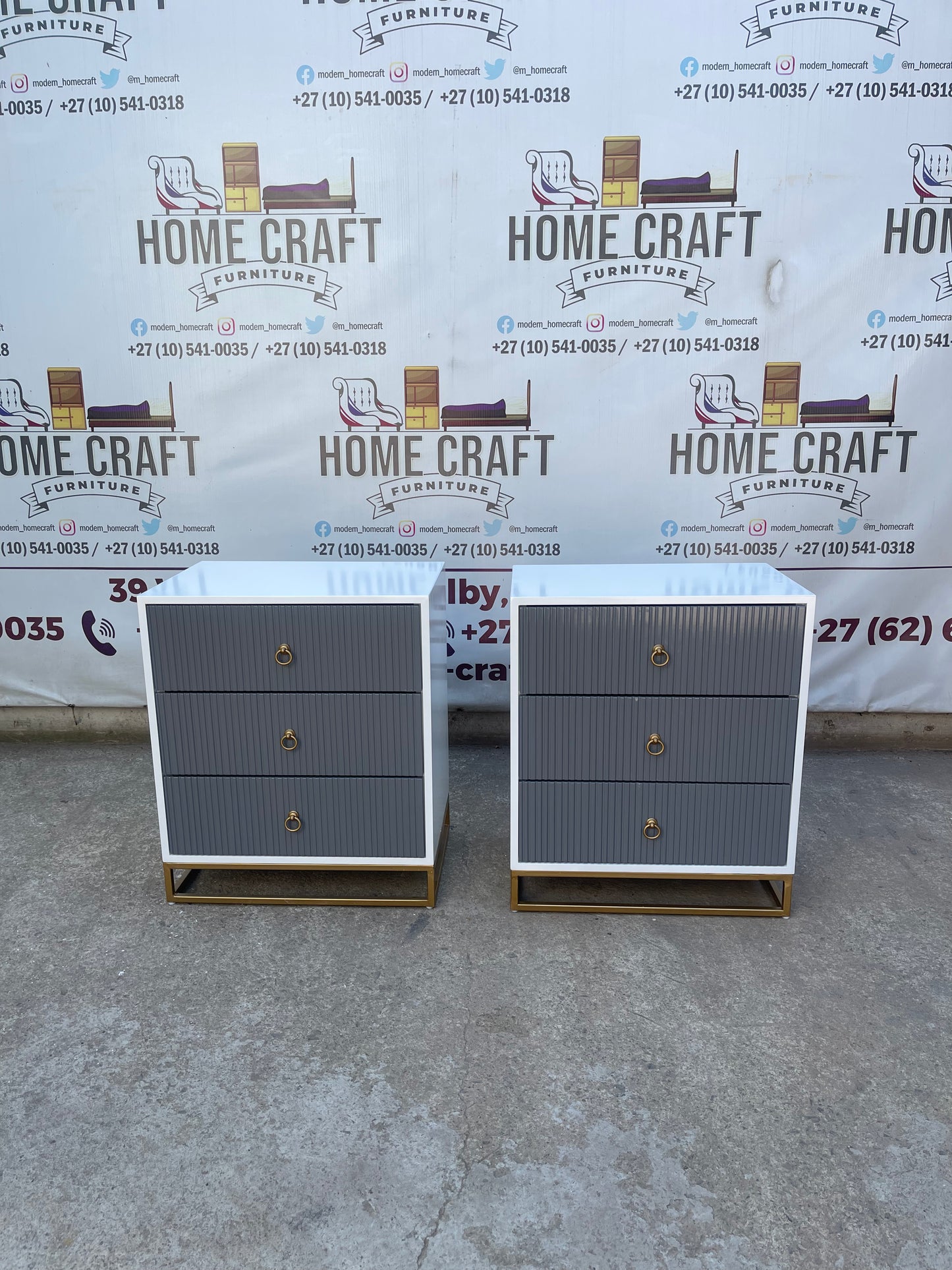 3 Drawer Pedestals