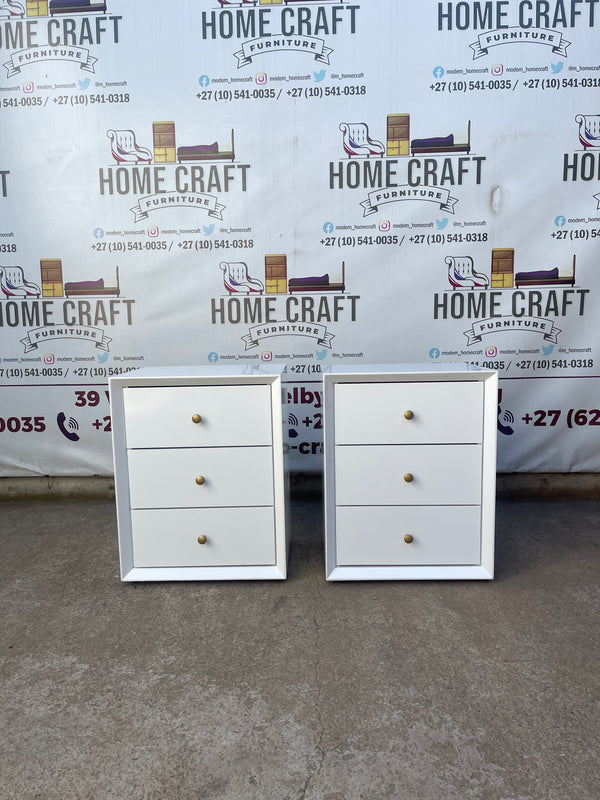 Face In- 3 Drawer Pedestals (Knob Handles)