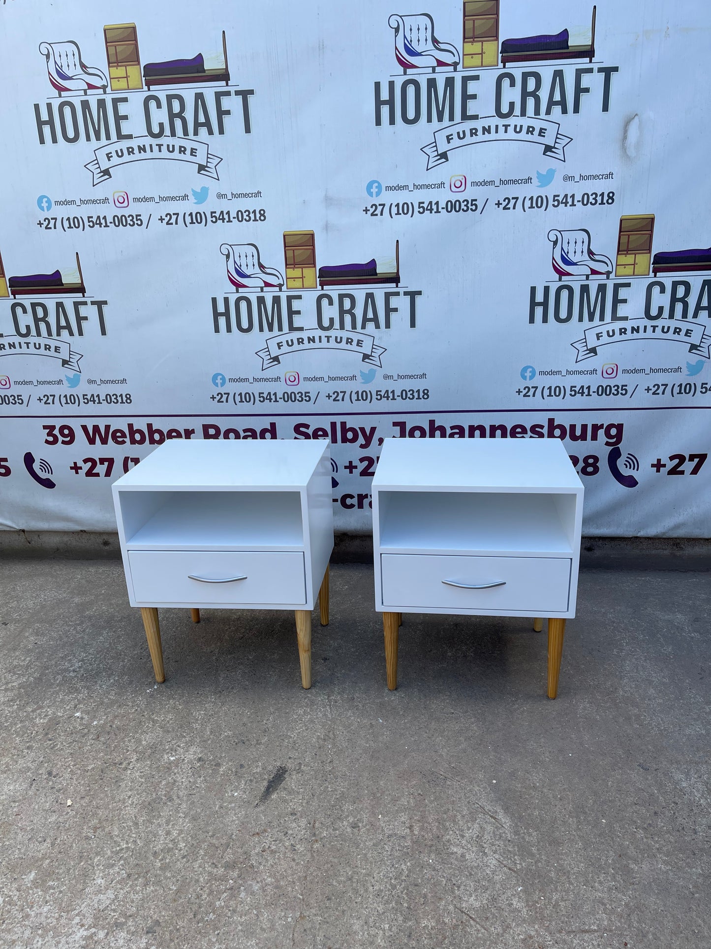 1 Drawer & 1 Shelf Pedestals