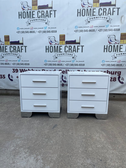 Lesego 3 Drawer Pedestals With Solid Handles