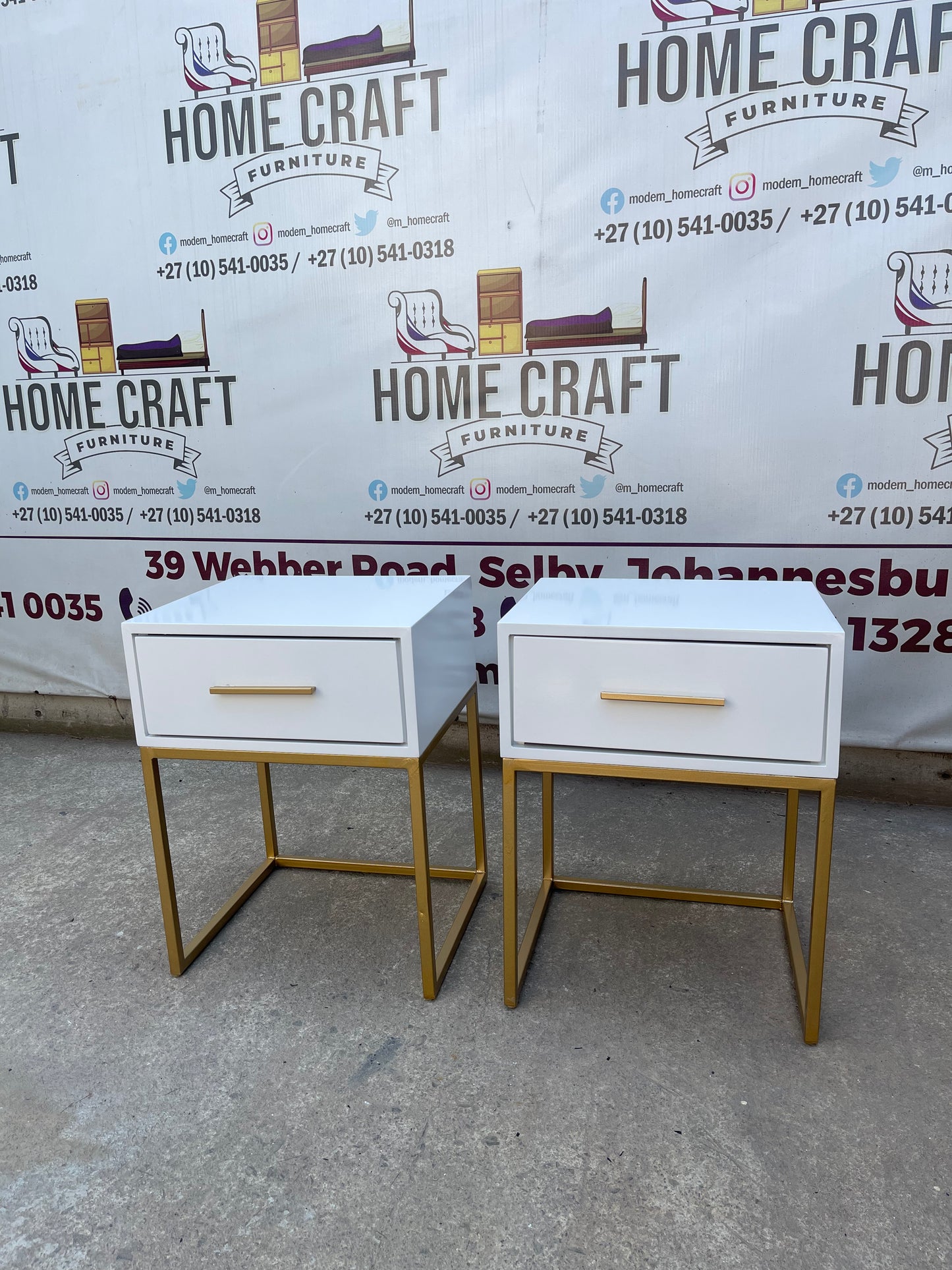 1 Drawer Pedestals With Solid Handle