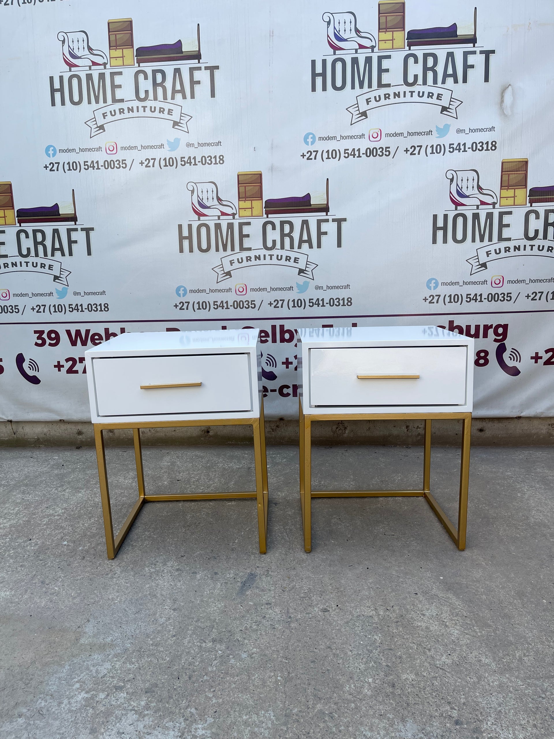 1 Drawer Pedestals With Solid Handle