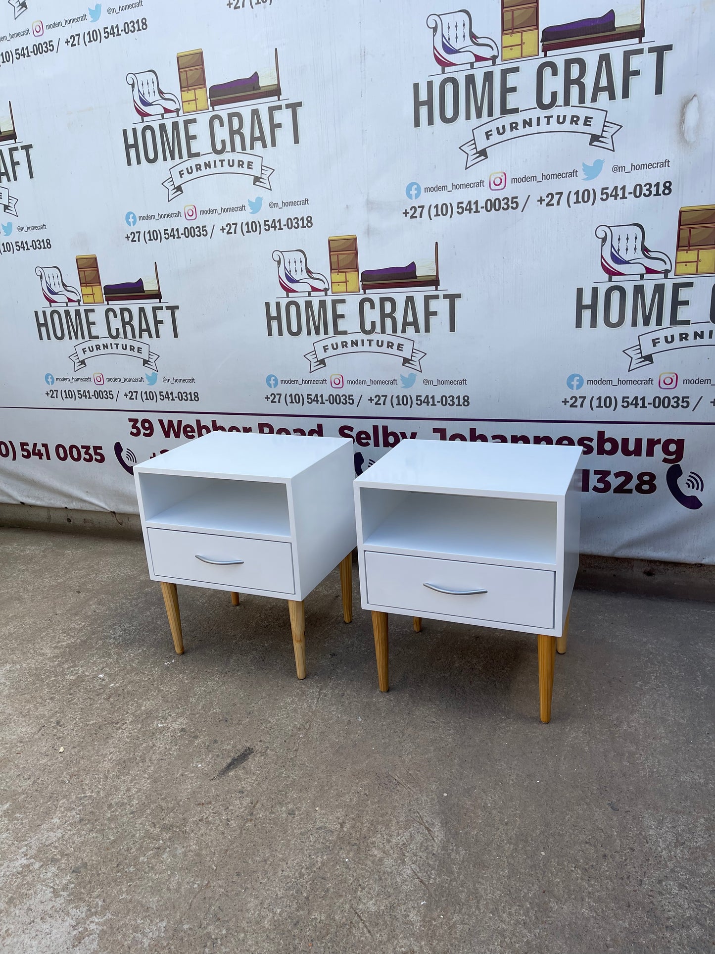 1 Drawer & 1 Shelf Pedestals