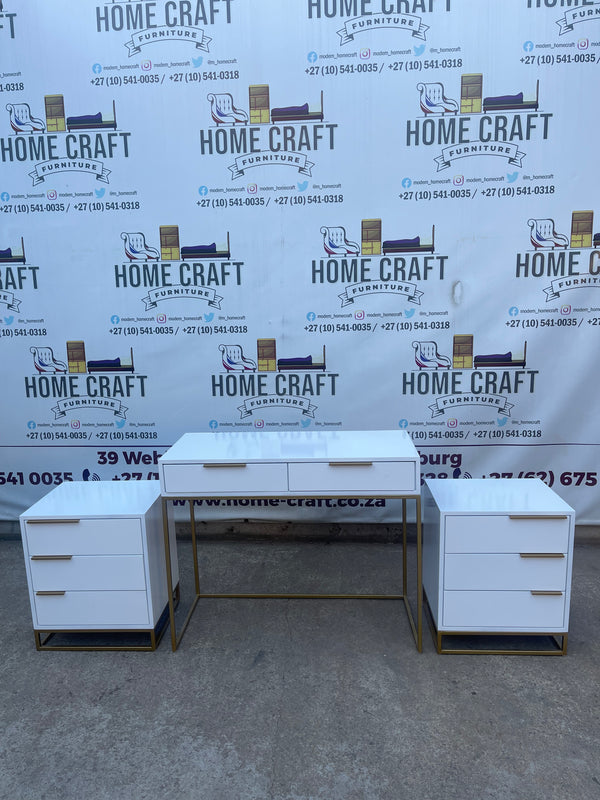 Sofia - 3 Drawer Pedestals & 2 Drawer Dresser