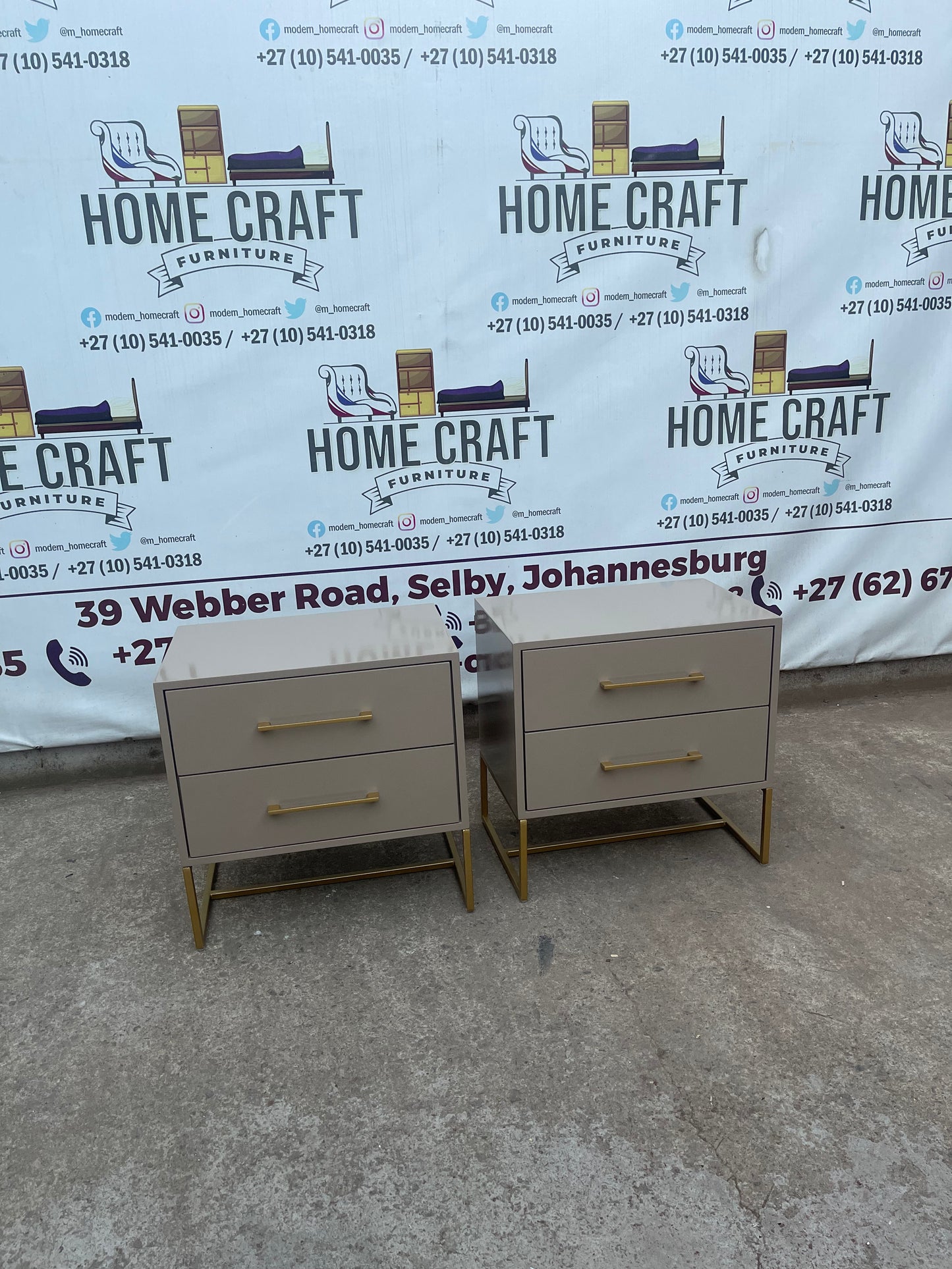 Abongile - 2 Drawer Pedestals x 2