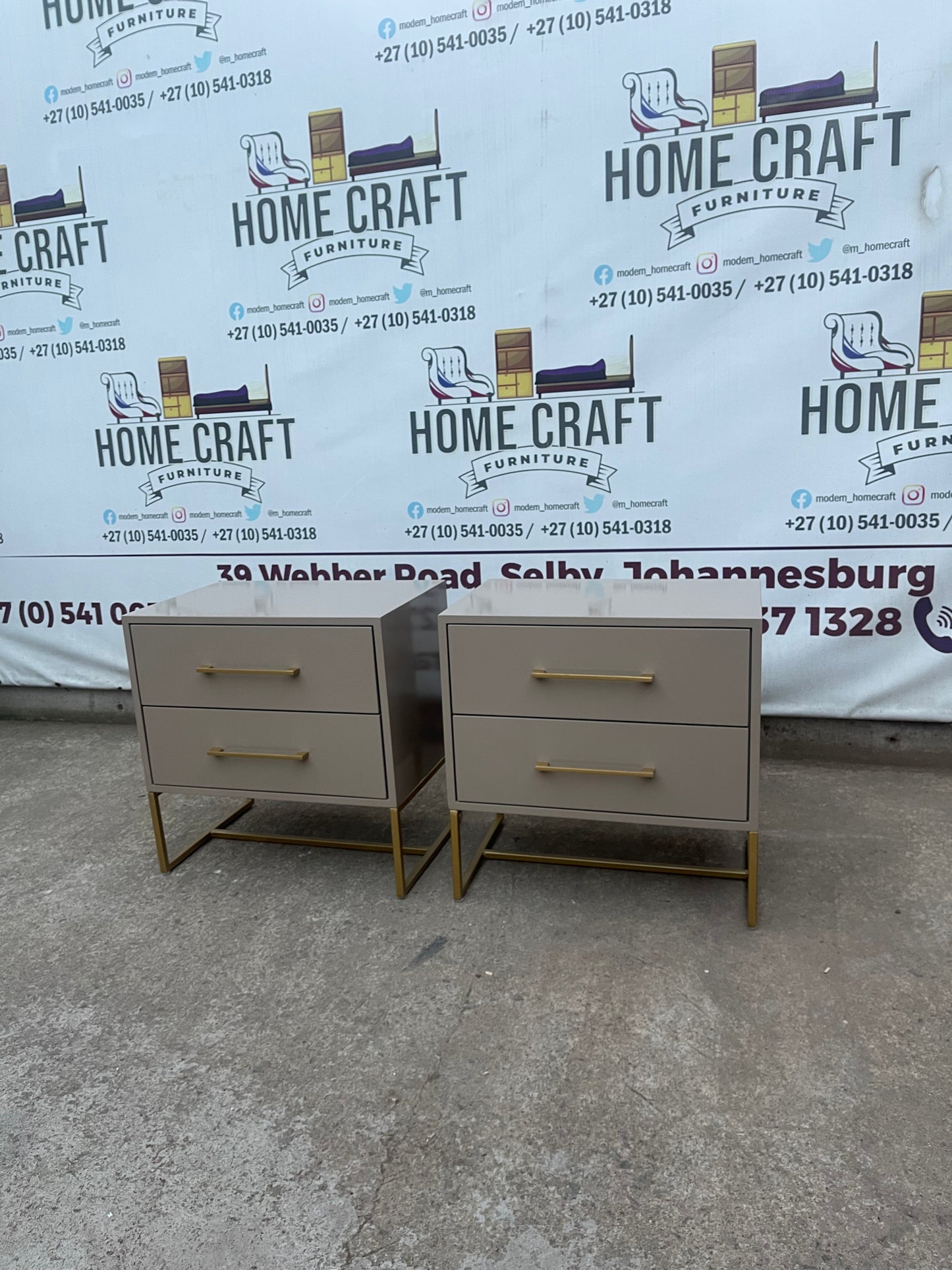 Abongile - 2 Drawer Pedestals x 2