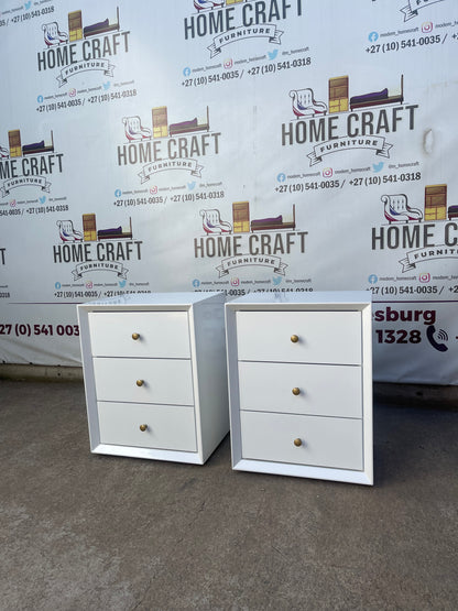 Face In- 3 Drawer Pedestals (Knob Handles)