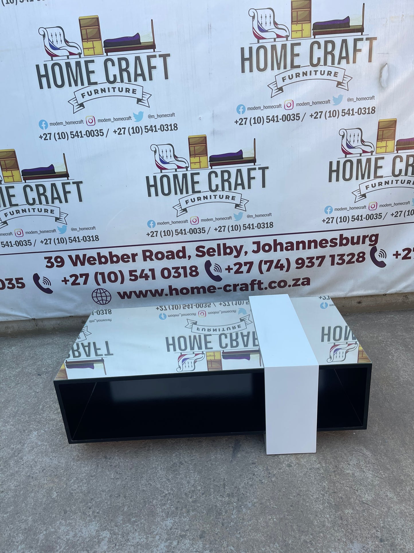 Mirror Top Coffee Table