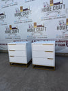 Mfundo - 3 Drawer Pedestals - With Flat Handles