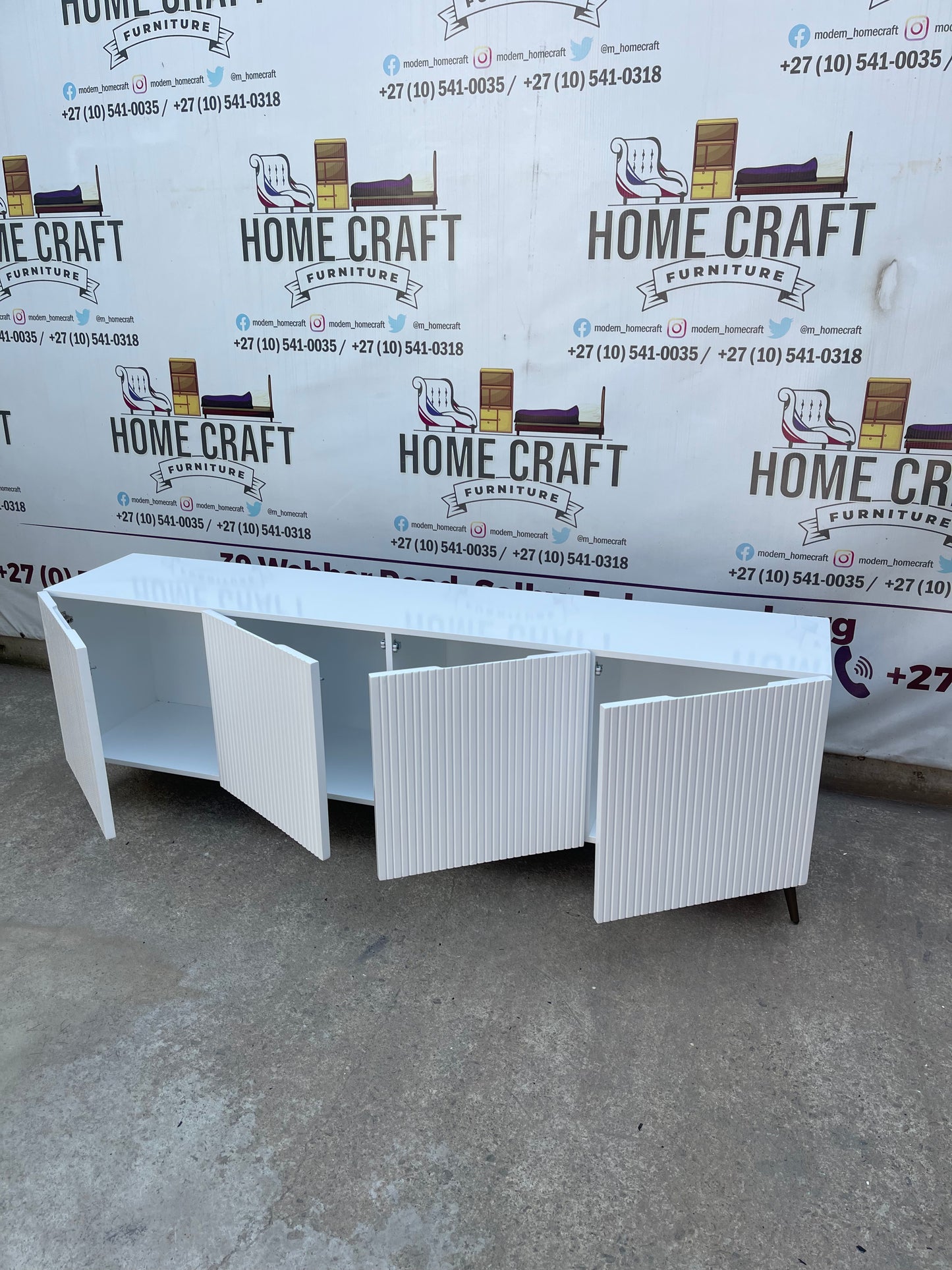 4 Door Tv Stand With Doors