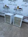 Rose - 3 Drawer Pedestals x 2 With Mirror Faces