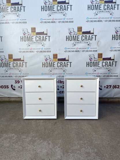 Face In- 3 Drawer Pedestals (Knob Handles)