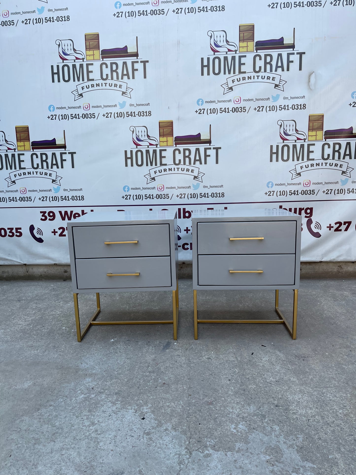 Annie - 2 Drawer Pedestals x 2